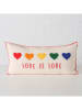Boltze Kissen "Colove" in Creme/ Rot - (L)70 x (B)35 cm