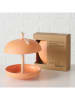 Boltze Vogelfutterstation "Giardino" in Orange - (H)29 x Ø 21 cm