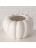Boltze Vaas "Dima" wit - (H)10 x Ø 16 cm