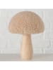 Boltze Dekoaufsteller "Fugy" in Creme - (H)14,5 cm