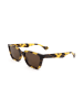 Gucci Dameszonnebril bruin/geel