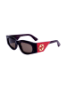 Gucci Dameszonnebril bruin/rood