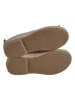 vertbaudet Leder-Ballerinas in Beige/ Gold