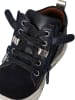 vertbaudet Leren sneakers donkerblauw/zwart/zilverkleurig