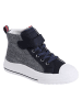vertbaudet Sneakers in Dunkelblau/ Weiß/ Rot