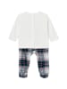 vertbaudet Pyjama in Weiß/ Bunt
