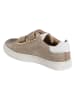 vertbaudet Leren sneakers goudkleurig