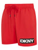 DKNY Szorty kąpielowe w kolorze czerwonym