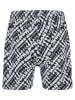 DKNY Szorty kąpielowe w kolorze czarno-białym