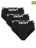 DKNY 3er-Set: Slips in Schwarz