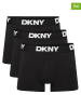 DKNY Bokserki (3 pary) w kolorze czarnym