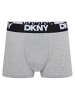 DKNY 3er-Set: Boxershorts in Weiß/ Schwarz/ Grau