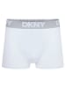DKNY 3er-Set: Boxershorts in Weiß/ Schwarz/ Grau