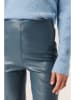 Soaked in Luxury Kunstlederleggings in Blau