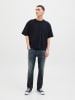 Jack & Jones Spijkerbroek "Jjiglenn" - regular fit - donkerblauw