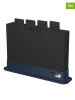 Berlinger Haus 5tlg. Schneidebrett-Set in Schwarz/ Blau