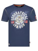 Geographical Norway Shirt "Jodept" in Dunkelblau