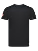 Geographical Norway Shirt "Jrusty" in Schwarz