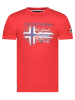 Geographical Norway Shirt "Jrusty" in Rot