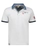 Geographical Norway Koszulka polo "Kerwin" w kolorze białym