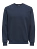 ONLY & SONS Sweatshirt "Ceres" donkerblauw