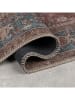 Flair Rugs Laagpolige loper "Cyra" rood/blauw