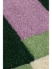 Flair Rugs Wollen tapijt "Lois Scallop" groen/paars
