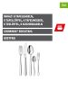 Silit 30tlg. Edelstahl-Besteckset "Midi"