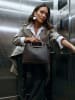Lucky Bees Henkeltasche ''Mink'' in Braun - (B)35 x (H)25 x (T)13 cm