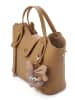 Lucky Bees Henkeltasche ''Celeste'' in Kamel - (B)25 x (H)21 x (T)11 cm