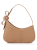 Lucky Bees Schultertasche ''Monroe'' in Beige - (B)26 x (H)18 x (T)7 cm
