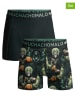 Muchachomalo 2er-Set: Boxershorts in Grün/ Bunt