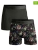 Muchachomalo 2er-Set: Boxershorts in Bunt/ Anthrazit