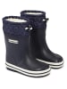 Bundgaard Rubberlaarzen "Sailor High Warm" donkerblauw