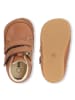 Bundgaard Leren loopleerschoenen "Prewalker II Strap" lichtbruin
