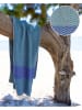 Towel to Go Strandtuch "Balik" in Blau - (L)180 x (B)100 cm