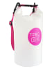 Towel to Go 2tlg. Set: Hamamtuch & Tasche in Hellblau/ Weiß/ Pink