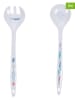 Amadeus 2tlg. Salatbesteck-Set ''Isao'' in Weiß - (L)29,3 cm