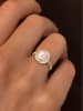 Les Petites Précieuses Vergold. Ring mit Edelsteinen