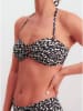 Joop! Bodywear Bikini-Oberteil in Schwarz/ Weiß