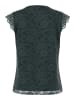 Pieces Top "Pcolline" w kolorze ciemnozielonym