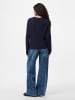 Pieces Pullover "Pcfia" in Dunkelblau