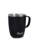 S'well Edelstahl-Thermotasse "Onyx" in Schwarz - 350 ml