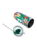 S'well Kubek termiczny "Paper Cutouts" w kolorze zielonym ze wzorem - 700 ml