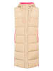 Zwillingsherz Steppweste "Smile" in Beige
