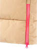 Zwillingsherz Doorgestikte bodywarmer "Smile" beige