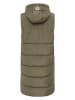 Zwillingsherz Steppweste "Smile" in Khaki