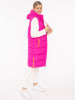 Zwillingsherz Doorgestikte bodywarmer "Smile" roze