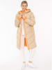 Zwillingsherz Steppmantel "Happy Vibes" in Beige