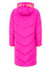 Zwillingsherz Doorgestikte mantel "Happy Vibes" roze